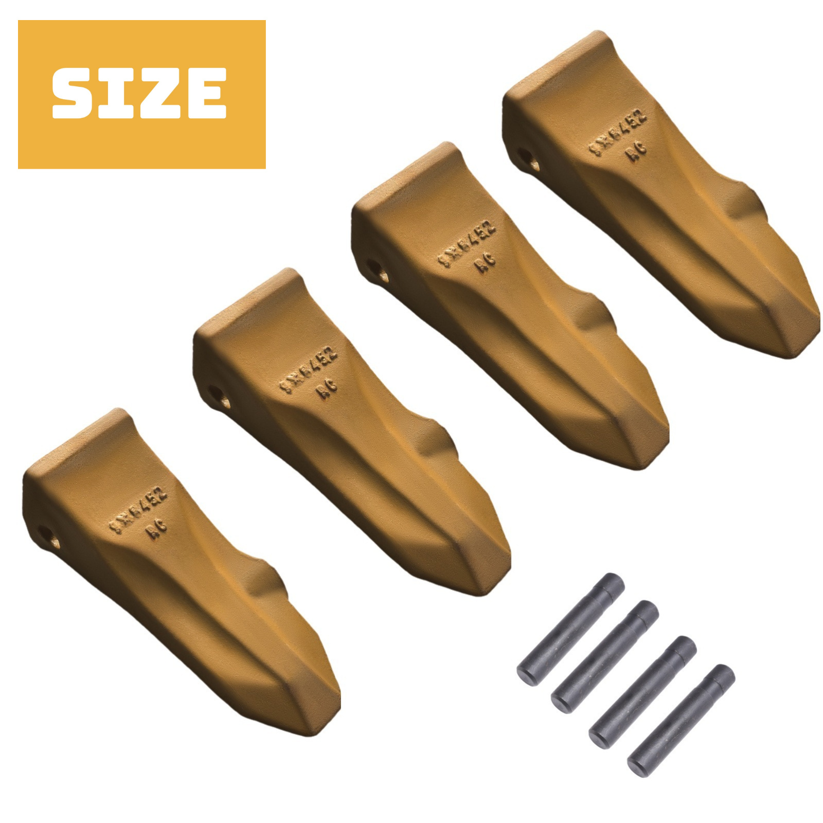 Bucket Teeth 61002587P for SY365/SY375 Excavator 9W8452RC(LC450RC) Bucket