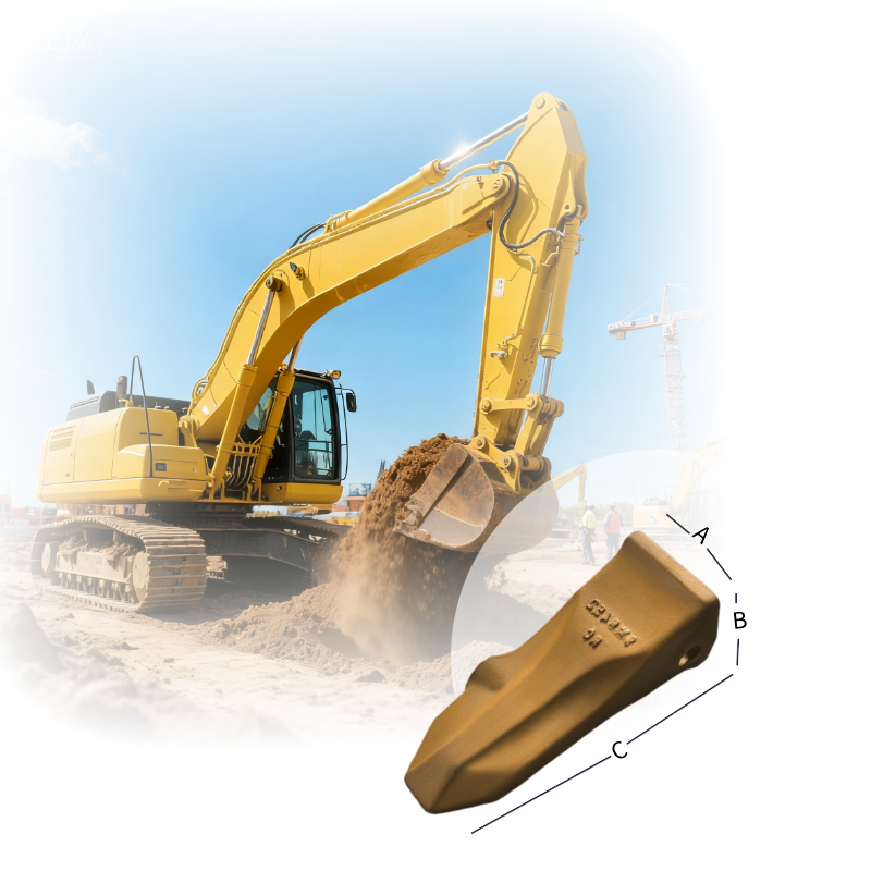 Bucket Teeth 61002587P for SY365/SY375 Excavator 9W8452RC(LC450RC) Bucket