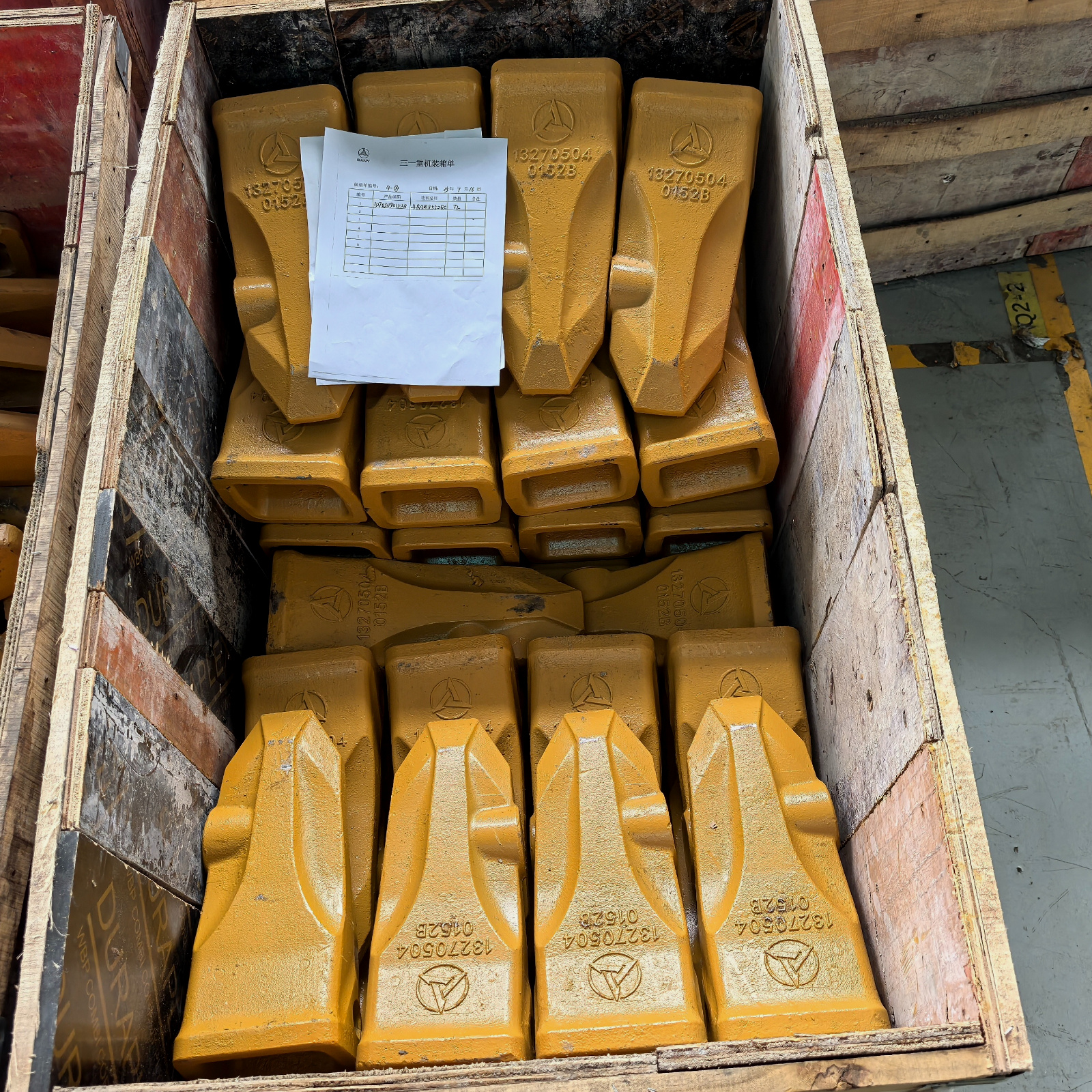 Bucket Teeth 60257045P for SY375/SY395 /SY415/SY485/SY500/SY550 Bucket