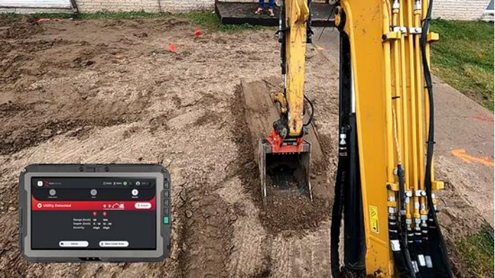 Have you heard of the world's first excavator bucket equipped with radar?